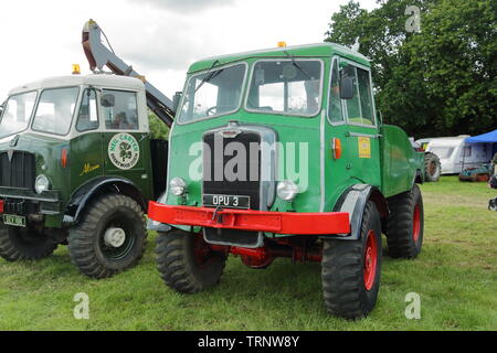 Due trattori d'epoca a Woodcote Rally 2019 Foto Stock