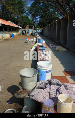 Indian servizio lavanderia in Cochin (Kochi) Foto Stock