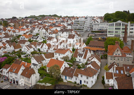 Gamie Stavanger cottages, Norvegia Foto Stock