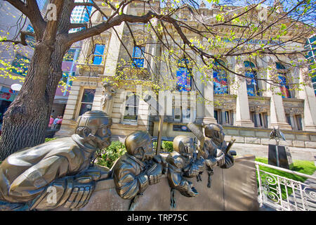 Toronto, Ontario, Canada-5 Aprile, 2019: l'Hockey Hall of Fame, un hockey su ghiaccio museo dedicato alla storia di hockey su ghiaccio Foto Stock