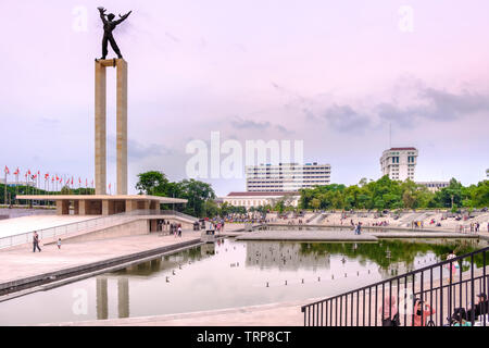 West Irian o Irian Jaya Liberation Monument Jakarta Foto Stock