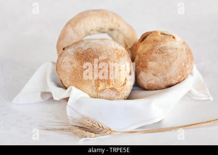 Civraxiu. Sardo pane tradizionale. Sardegna. Italia Foto Stock