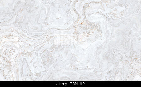 Marmo bianco pattern con parentesi grigio e oro vene. Abstract texture e background. 2D illustrazione Foto Stock