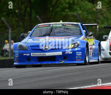 Toby Homewood, Mercedes SLK 2000, SpeedFest sagome, American Speedfest VII, Brands Hatch, giugno 2019, automobili, Autosport, auto, il circuito da corsa Foto Stock