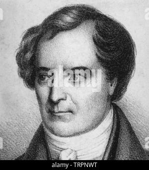FRANÇOIS ARAGO (1786-1853) francese matematico, astronomo e fisico Foto Stock