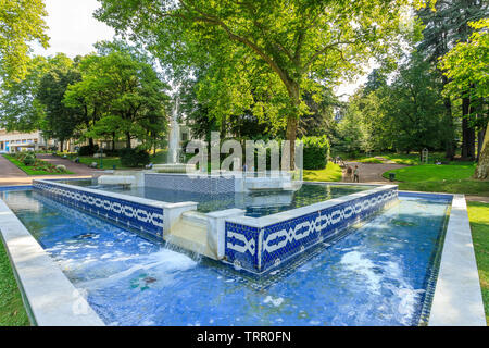 Francia, Savoie, Aix les Bains, Parc Floral des Thermes (parco floreale di Thermes), la fontana del Marocco // Francia, Savoie (73), Aix-les-Bains, parc flo Foto Stock