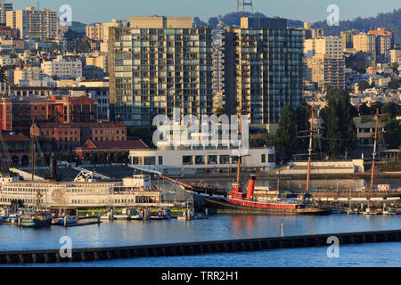 Maritime National Historic Park, San Francisco, California, Stati Uniti d'America Foto Stock