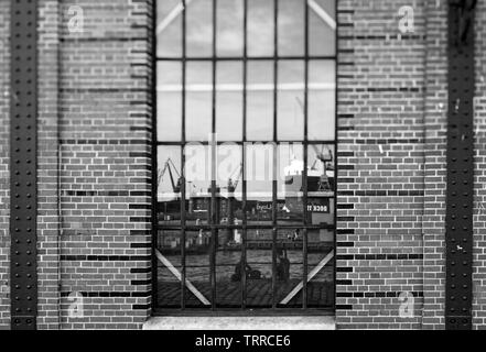 Architekture Hafencity und Halzhafen Foto Stock