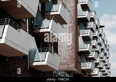 Architekture Hafencity und Halzhafen Foto Stock