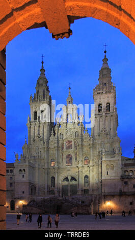 Spagna Galizia, Santiago de Compostela, Cattedrale, Foto Stock