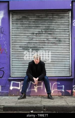 Autore Michel Faber nella sua casa a Edimburgo foto Copyright Chris Watt Tel - 07887 554 193 info@chriswatt.com www.chriswatt.com Foto Stock