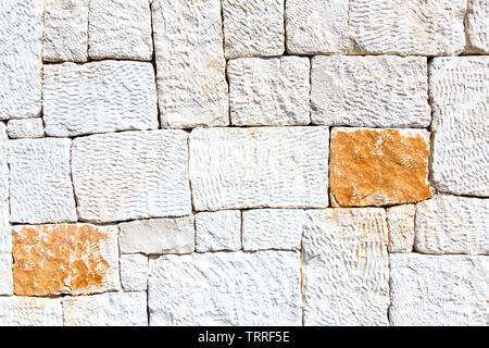 Parete di pietra Foto Stock