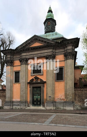 Il monastero dell'Ordine dei Cavalieri Teutonici XIII secolo, Rivoluzione francese Square, Città di Lubiana, Slovenia, Europa Foto Stock