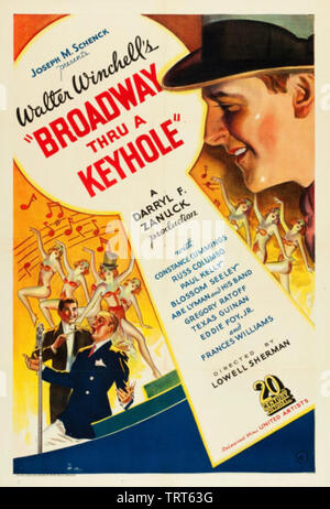 BROADWAY attraverso una toppa 1933 xx secolo Pictures film con costanza Cummings Foto Stock