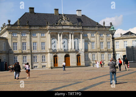 Copenhagen, Danimarca, il Palazzo di Amalienborg Foto Stock