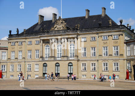 Copenhagen, Danimarca, il Palazzo di Amalienborg Foto Stock