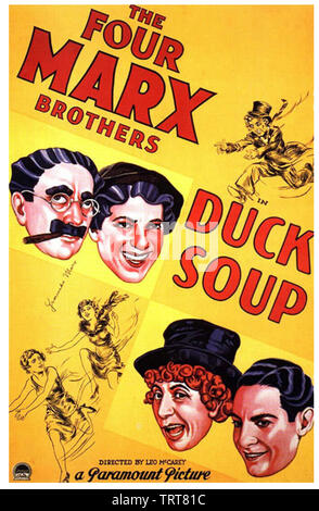 Zuppa di anatra 1933 Paramount Pictures commedia con il Marx Brothers Foto Stock