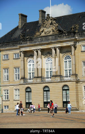 Copenhagen, Danimarca, il Palazzo di Amalienborg Foto Stock