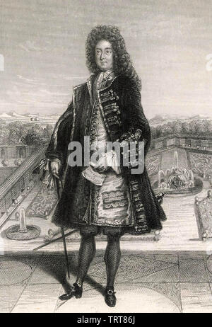 JOHN LAW (1671-1729) economista scozzese Foto Stock