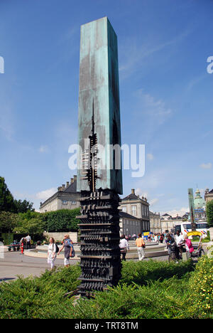 Copenhagen, Danimarca, il Palazzo di Amalienborg Foto Stock