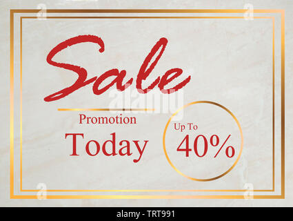 Vendita banner template design, grande vendita offerte speciali. fine stagione offerte speciali banner. illustrazione. Foto Stock