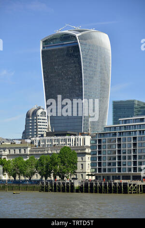 20 Fenchurch Street "walkie-talkie", città di Londra, Regno Unito Foto Stock