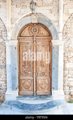 Chiesa ortodossa sull isola di Samos in Grecia Foto Stock