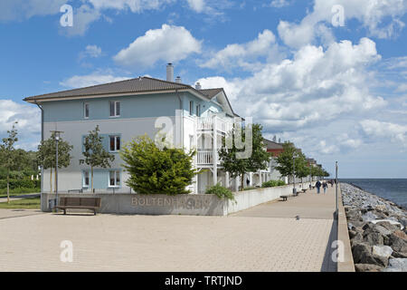 Case vacanza, Weisse Wiek, Boltenhagen, Meclemburgo-Pomerania Occidentale, Germania Foto Stock