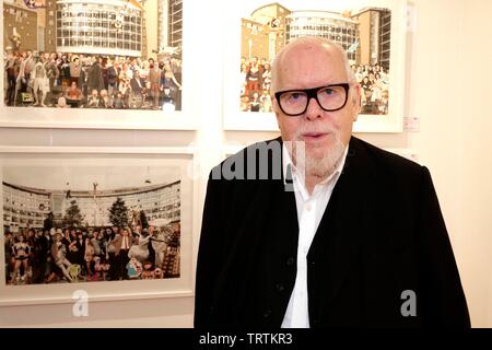 Sir Peter Blake presso la Galleria Paragon. Foto Stock