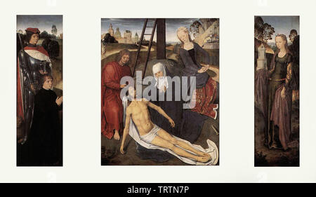 Hans Memling - Trittico Adriaan Redini 1480 Foto Stock
