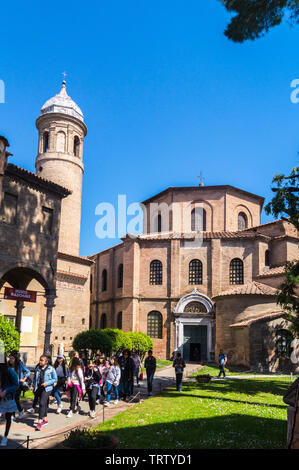 Basilica di San Vitale, Ravenna, Emilia Romagna, Italia Foto Stock