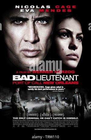 Il cattivo tenente: Porto di call-NEW ORLEANS (2009). Copyright: solo uso editoriale. No merchandising o copertine di libri. Questa è una distribuita pubblicamente handout. I diritti di accesso soltanto, senza licenza di copyright fornite. Solo per essere riprodotto in concomitanza con la promozione di questo film. Credito: Saturn Films / Album Foto Stock
