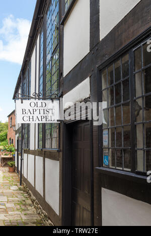 La vecchia cappella Battista off Church Street a Tewkesbury, Gloucestershire, Regno Unito Foto Stock