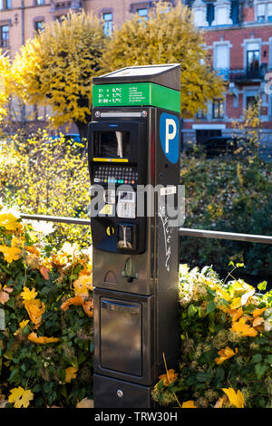 Strasburgo, Alsazia, Francia, Europa, parcheggio a energia solare, Foto Stock