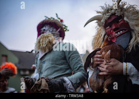 Tradizionale, protetto dall'UNESCO " Buso' eredità di Mohacs, Ungheria Foto Stock