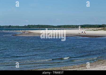 Spiaggia, Priwall, Travemuende, Schleswig-Holstein, Germania Foto Stock