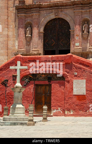 Plaza de San Roque, Guanajuato, stato di Guanajuato, Messico. Foto Stock