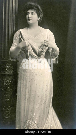 NELLIE MELBA (1861-1931) Australian soprano lirico Foto Stock