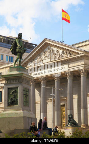 Spagna, Madrid, Parlamento, Congreso de los Diputados, Foto Stock