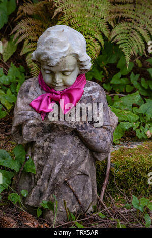 Chiesa russo-ortodossa cimitero, Sitka, Alaska, STATI UNITI D'AMERICA Foto Stock