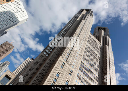 Il governo di Tokyo Metropolitan Building, Shinjuku, Giappone Foto Stock