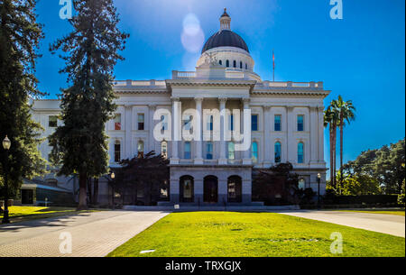 Sacramento la capitale dello Stato, CA, Stati Uniti d'America - 4 Ottobre 2017: Il California State House State Capitol Foto Stock