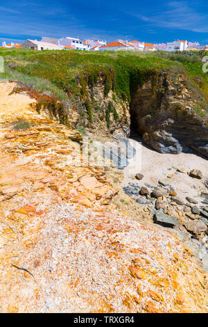 Porto Covo, parco naturale di Alentejo e Costa Vicentina, Alentejo, Portogallo, Europa Foto Stock