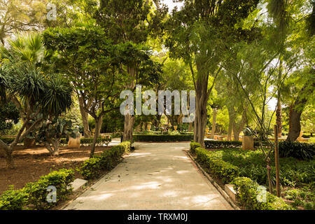 I giardini di San Anton, attardato, Malta Foto Stock