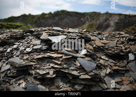 Scene da Easdale isola, Scozia, il 9 giugno 2019. Foto Stock