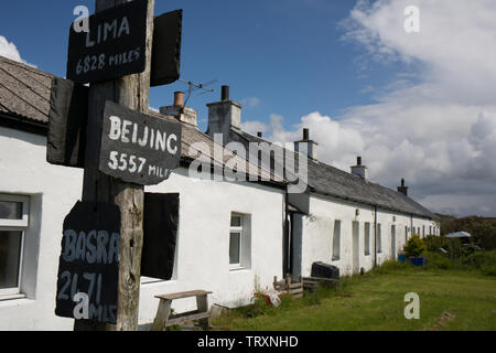 Scene da Easdale isola, Scozia, il 9 giugno 2019. Foto Stock