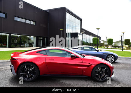 Aston Martin Lagonda, St Athan, nel Galles del Sud. Aston Martin sono sperando di dipendente oltre 700 persone quando entrano in piena produzione con le loro nuove vetture Foto Stock