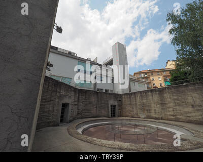 Torino, Italia - circa giugno 2019: Fondazione Merz galleria d'arte Foto Stock