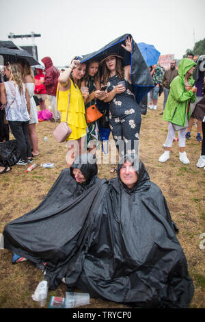 I partecipanti della BST music festival Foto Stock