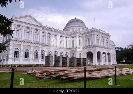 Singapore, 2nd, ottobre 2015. Museo Nazionale di Singapore nelle ore diurne. È il più antico museo di Singapore. Foto Stock